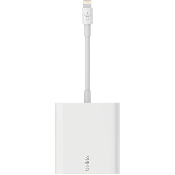 Belkin Ltg To Adapter, Power Pass Thru, White, B2B B2B165BT Zoro